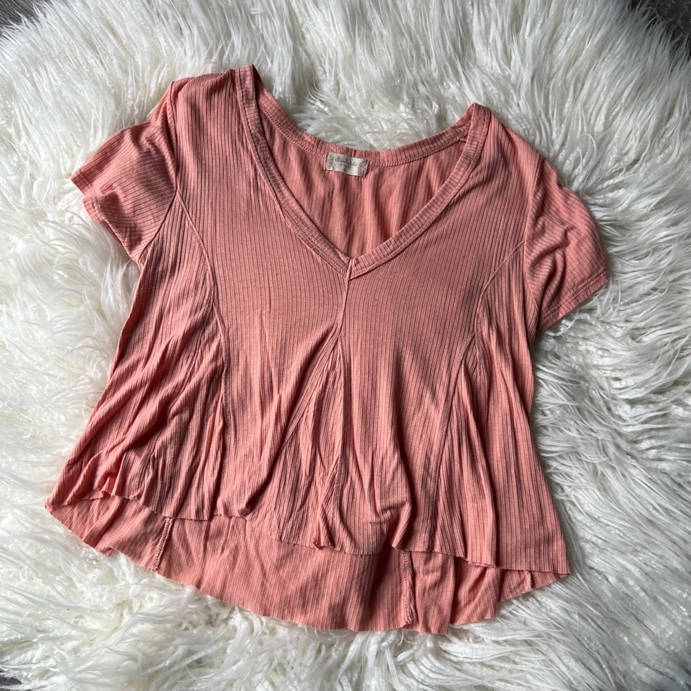 Altar’d State Flowy Pink T-Shirt
